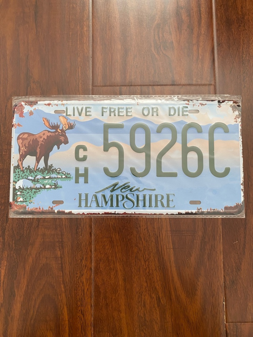 New Hampshire License Plate